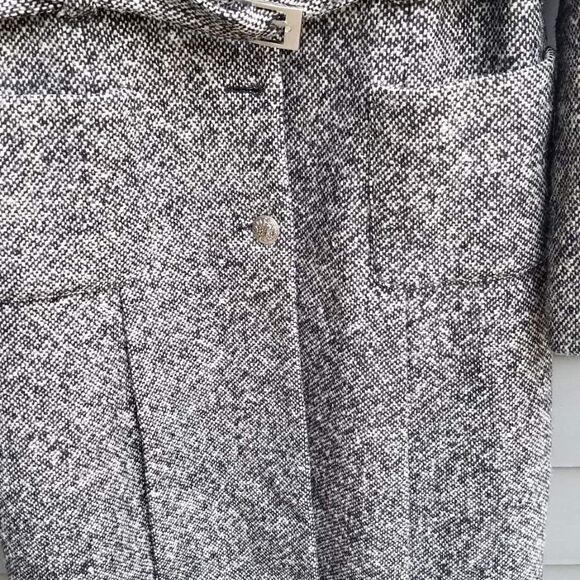 Kenneth Cole Brown Tweed Coat - Wool Blend -  Read size info - Picture 2 of 6